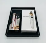 باکس هدیه زنانه کد MO102 شامل موزر Flawless با LED و میکرودرم HY9، بستهبندی شیک برای مراقبت روزانه پوست