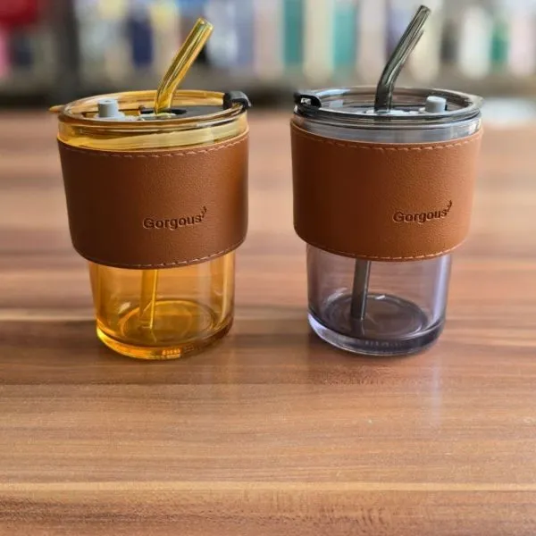 لیوان اسموتی شیشه ای