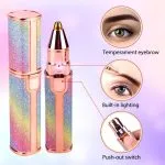 کاربرد موزن ماتیکی دو کاره شارژی برای ماساژ ناحیه ابرو و دور چشم