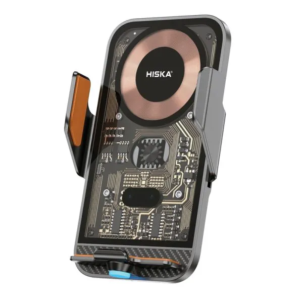 پایه نگهدارنده شارژر بی‌سیم هیسکا مدل HK-2351W با شارژ ۱۵ وات