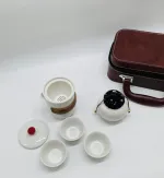 ست دمنوش خوری کیف چرم