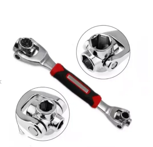 آچار همه کاره. آچار سوکتی 8 در 1 با دسته ارگونومیک و مگنت قوی مدل THE-8-IN-1-STOCKET-WRENCH