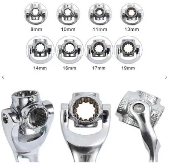 سری چرخشی 360 درجه آچار سوکتی هشتکاره مدل THE-8-IN-1-STOCKET-WRENCH