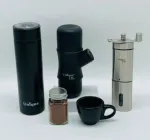 پک هدیه سازمانی قهوه ساز (قهوه ساز، آسیاب، فلاسک یونیک) .