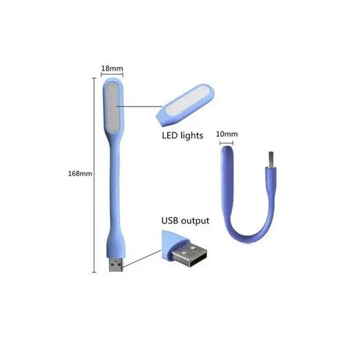 چراغ LED یو اسبی مدل Flexible USB Light چراغ LED یواسبی مدل Flexible USB Light با طراحی سیلیکونی انعطافپذیر، نور سفید 4500 کلوین و مصرف کم 2.5 وات