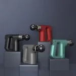 نمایش سریهای ماساژور تفنگی KH-740 شامل سری گرد، تخت، U شکل و نوکتیز