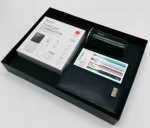 باکس هدیه سازمانی مردانه کد CB36 شامل مسواک برقی Gvumel E-X9، ست کادویی ۵ در ۱ یسیدو مدل CG10، کیف پالتویی چرمی مردانه و تراول ماگ اینجوی