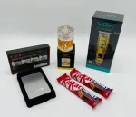 باکس هدیه ولنتاین مردانه V185 با هاردباکس، پوشال تزئینی و رز معطر