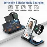 شارژر وایرلس 3 در 1 تاشو (Wireless Charging Station) - تصویر 6