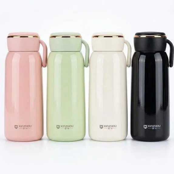 تراول ماگ رنگ کروم برند شینجو 420ml