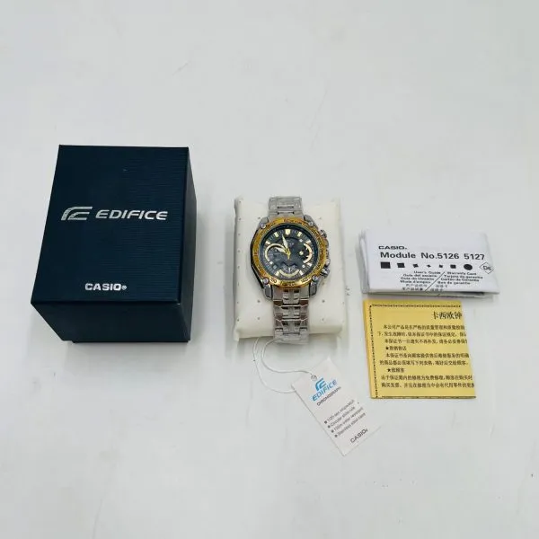 ساعت اصل برند کاسیو ساعت سه موتوره اصل کاسیو (Casio) مناسب هدیه مدیریتی، طراحی رسمی-اسپرت با موتور دقیق و دوام بالا