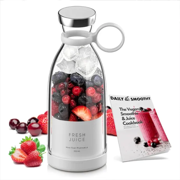 شیکر شیائومی مدل Fresh Juice ظرفیت ۳۵۰ میلی‌لیتر، میکسر پرتابل و شارژی