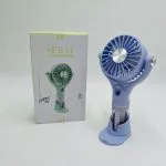 پنکه مه‌پاش رومیزی و دستی SPRAY FAN مدل HM-186 آبی به همراه جعبه محصول