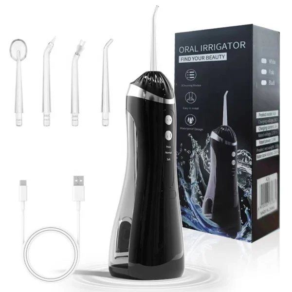 واتر جت A16 دندان و دهانشوی شارژی مدل - ORAL IRRIGATOR چهار کاره